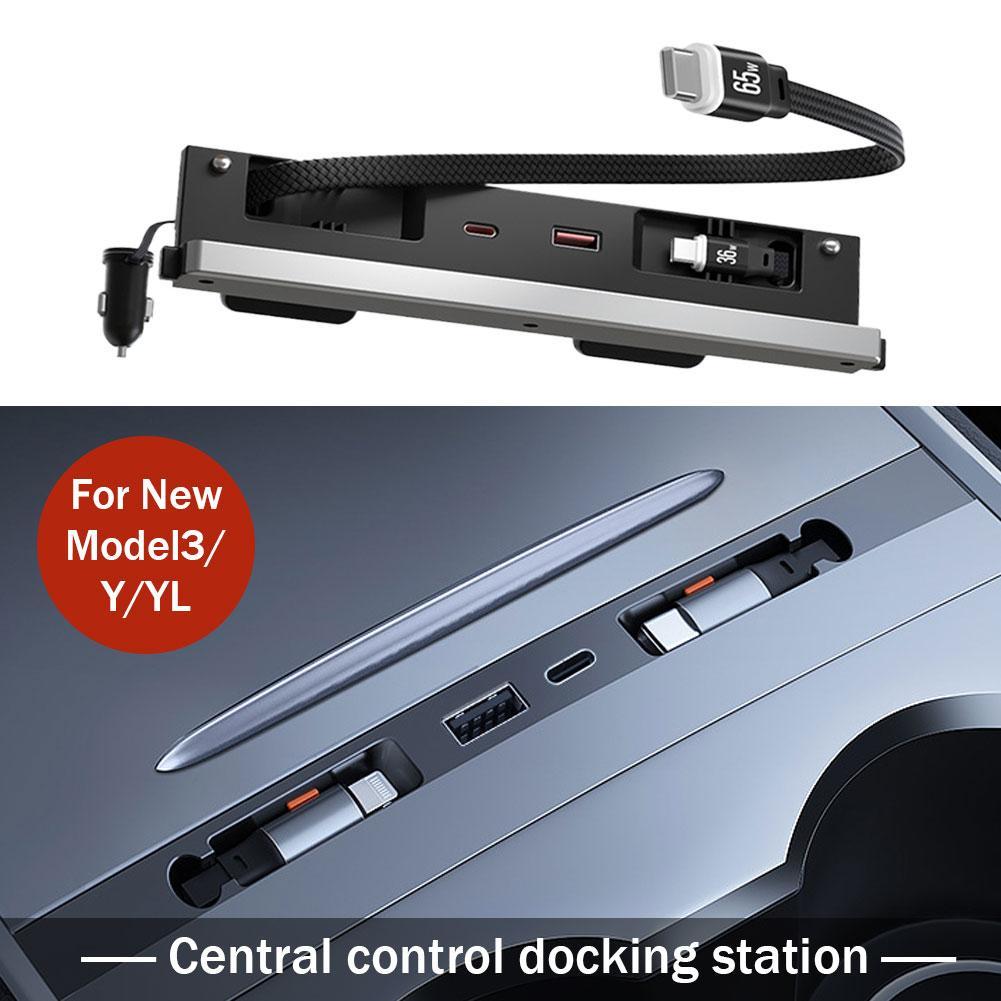 Docking Station Usb C - Stacja dokująca centralnego sterowania samochodu USB