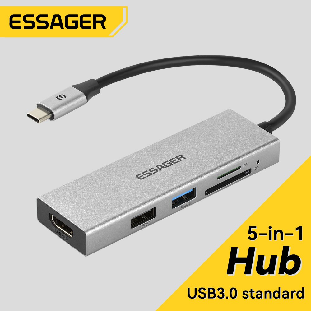 Docking Station Usb C - Essager 5 w 1 USB C