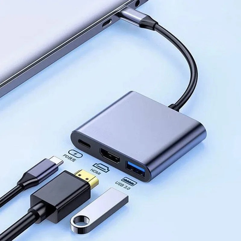 Docking Station Usb C - USB C HUB 3w1 Typ C