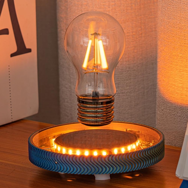 The Office Tech - Lampa biurkowa LED bezprzewodowa, lewitująca, unosząca
