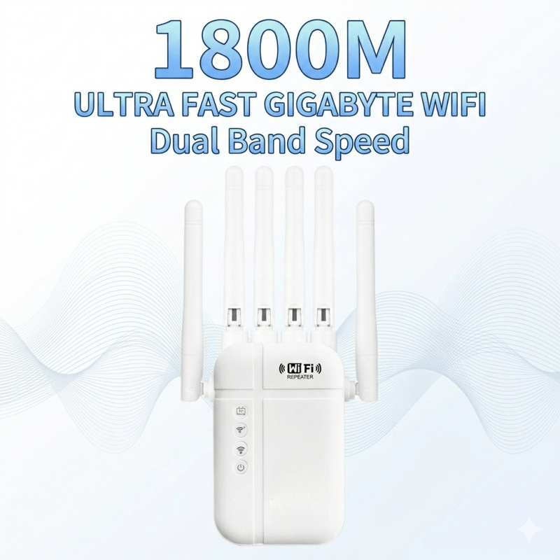 Wifi Range Extender - Wzmacniacz sygnału WiFi 6 Regaton 1800Mbps