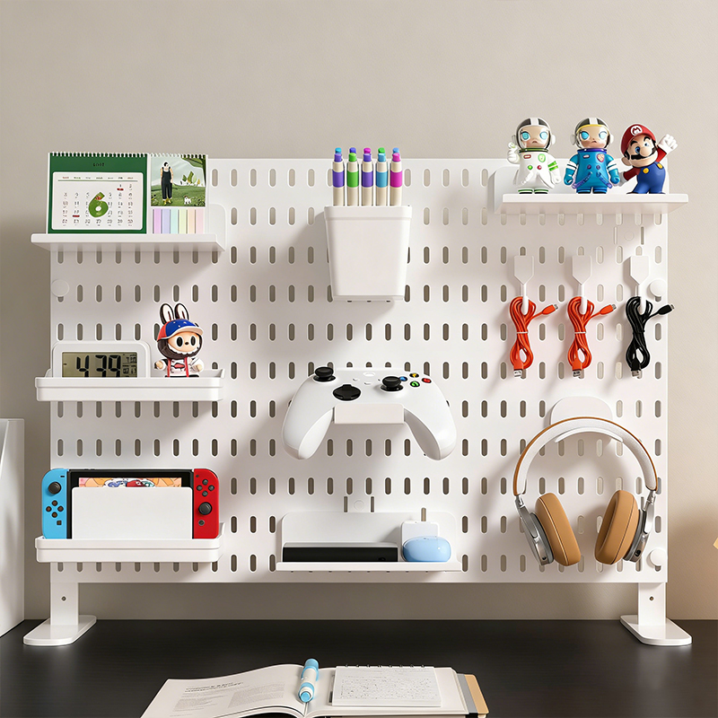 Office Tech Supply - Organizer na biurko z panelu perforowanego