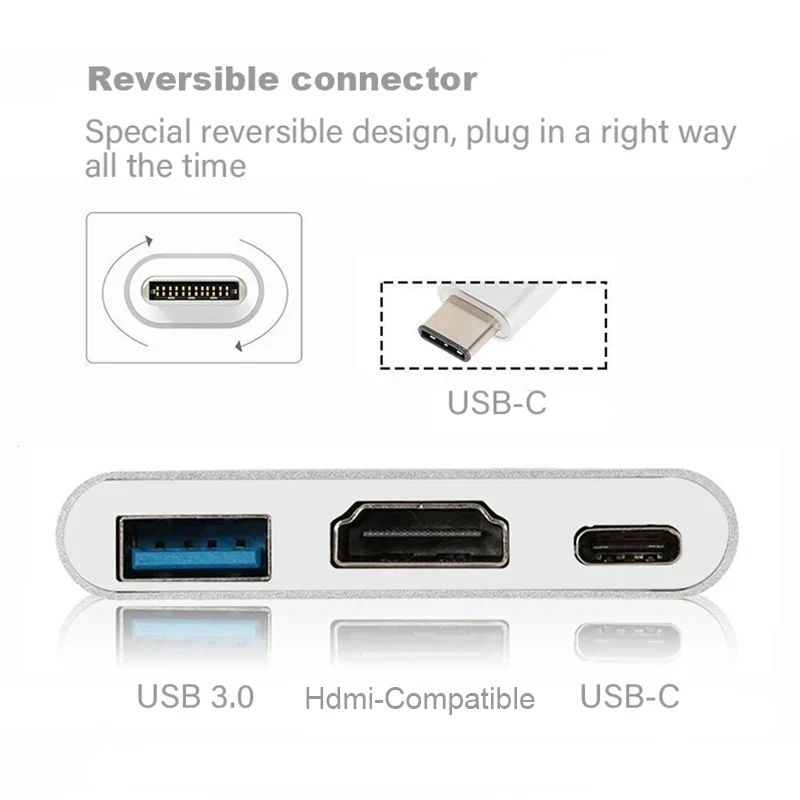 Stacja dokująca 3 w 1 USB PD H – Docking Station Usb C recenzja i cena