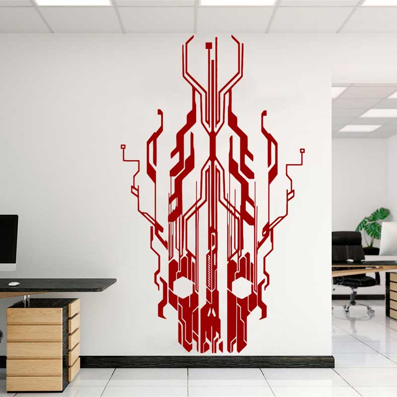 Chip Circuit Tech Skull Winylo – Office Tech Furniture recenzja i cena
