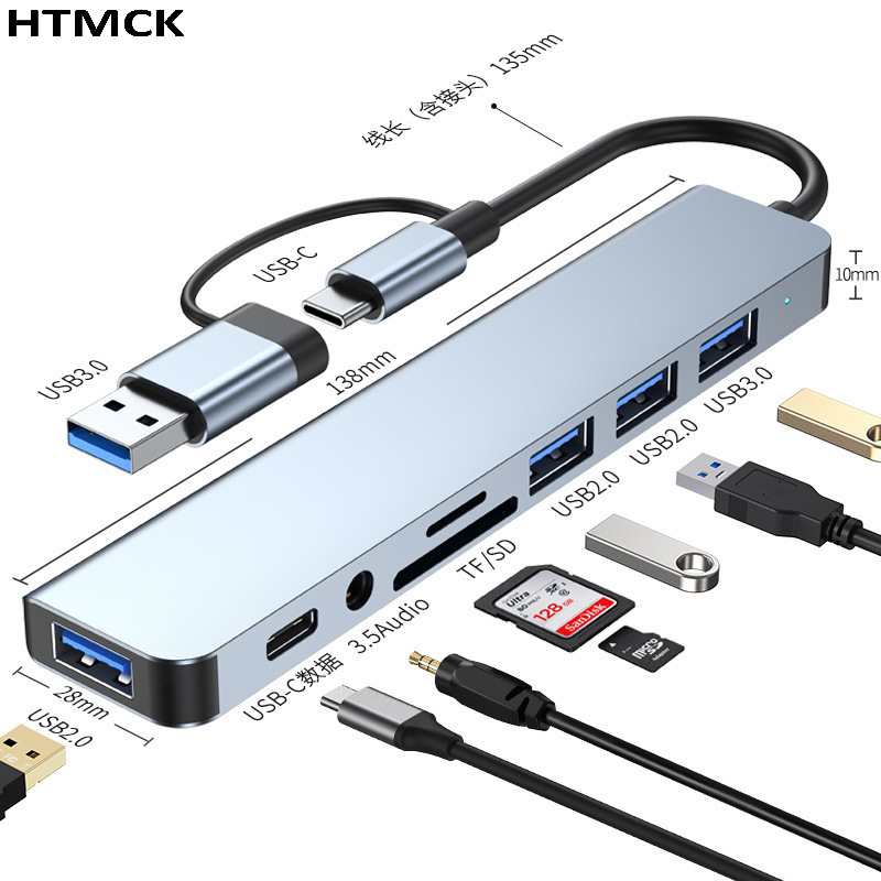 Hub USB-C 8 w 2, wieloportowa  – Docking Station Usb C recenzja i cena