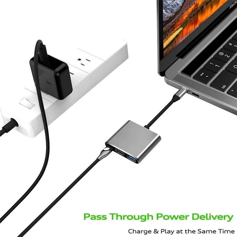 USB C HUB 3w1 Typ C 3.0 do HDM – Docking Station Usb C recenzja i cena