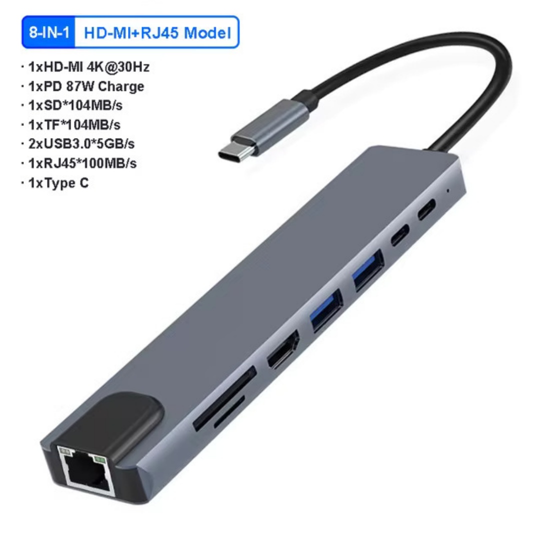 4/7/8/11in1 Hub dokujący 4K US – Docking Station Usb C recenzja i cena