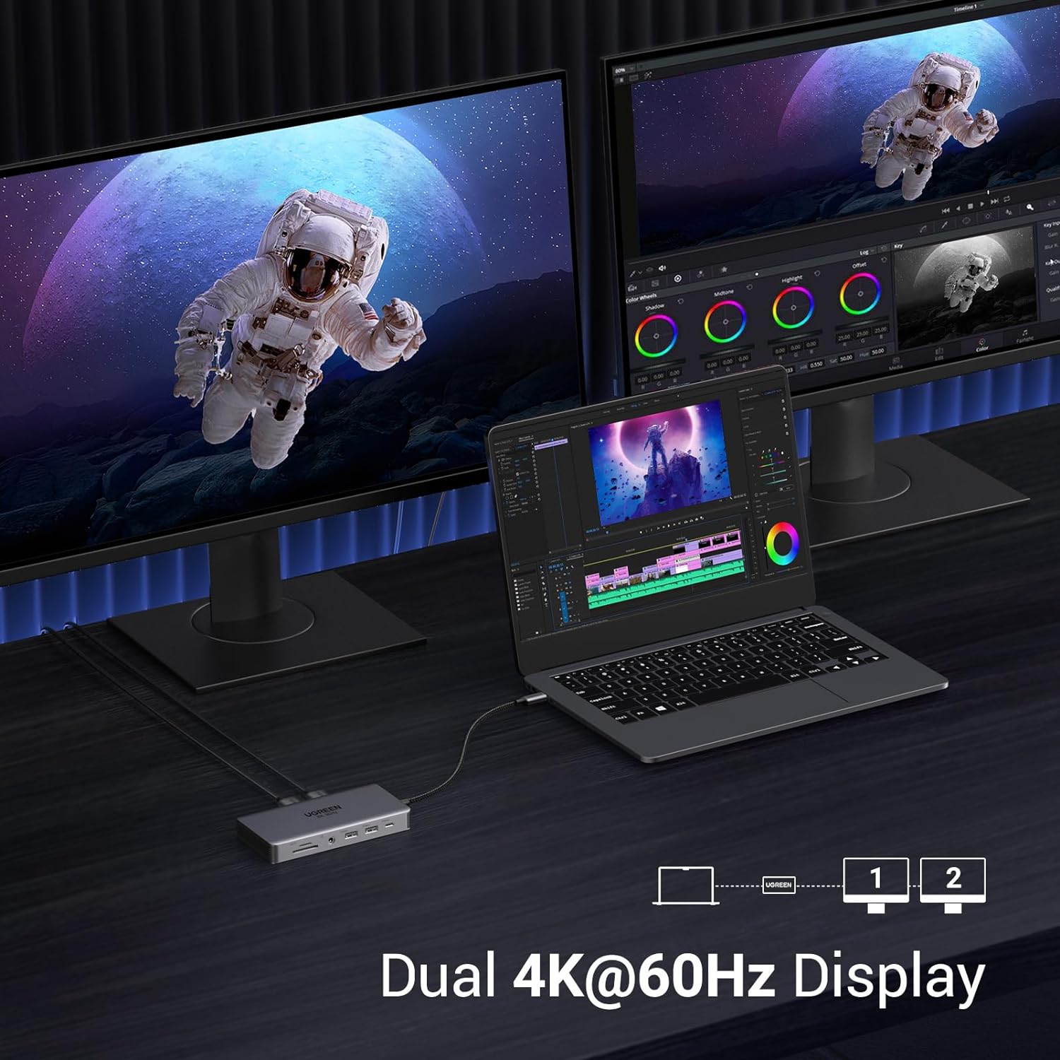 UGREEN Revodok Pro 211 Stacja  – Docking Station Usb C recenzja i cena